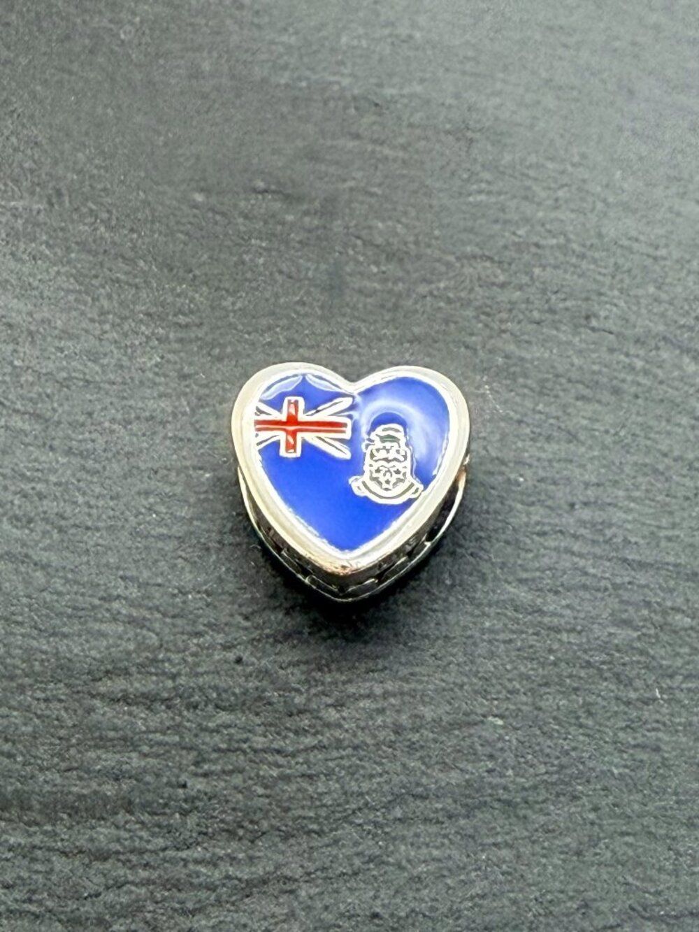 Pandora Cayman Islands I Love Cayman Islands Heart Charm Sterling Silver Jewelry